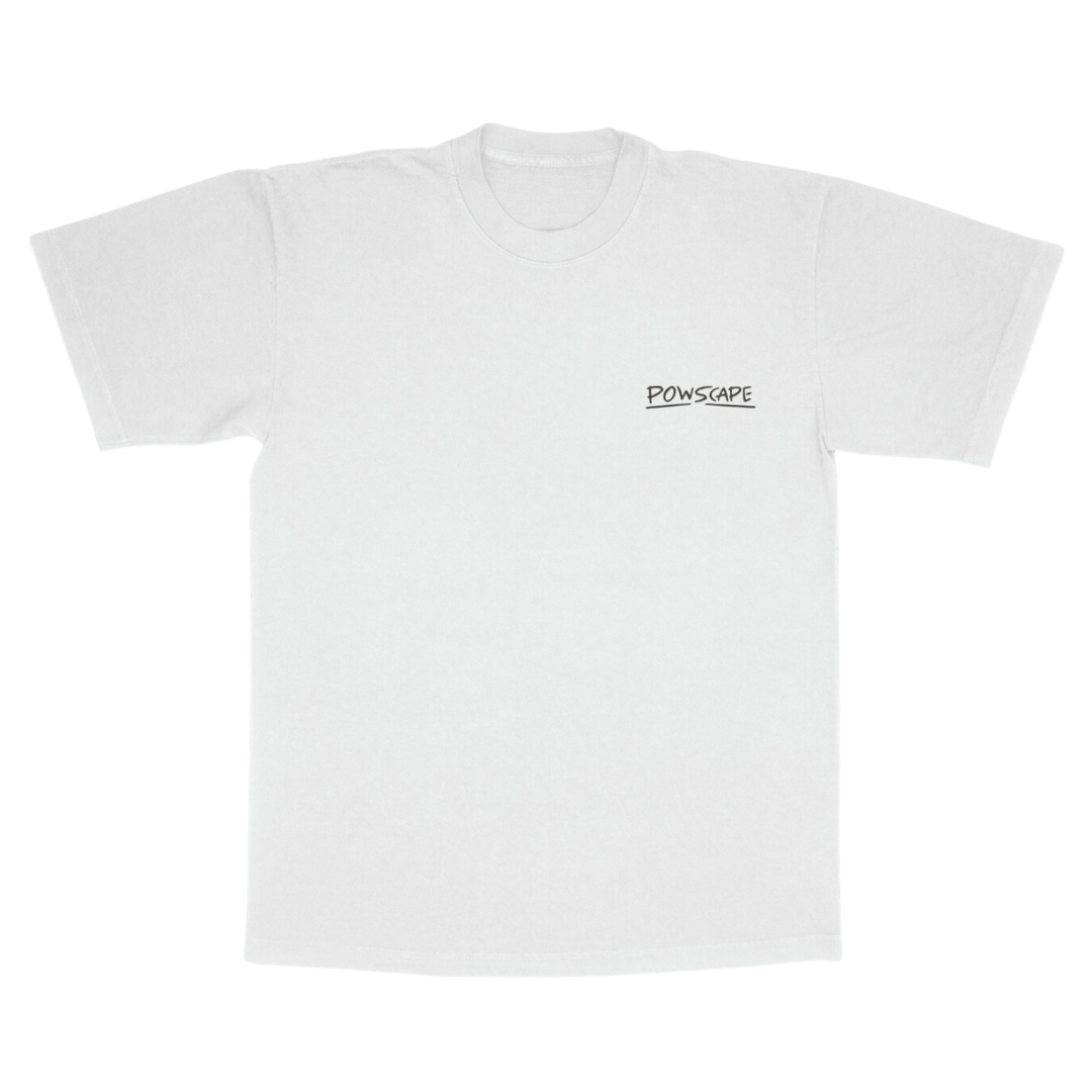 More Face Shots, Less Desk Shots Heavyweight Tee (White)