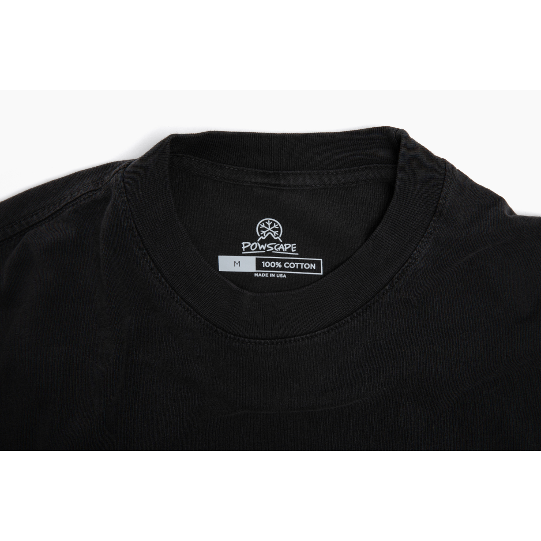 More Face Shots, Less Desk Shots Heavyweight Tee (Vintage Black)